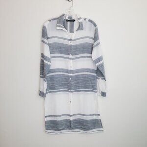 ViX Paula Hermanny Ada button up swim coverup